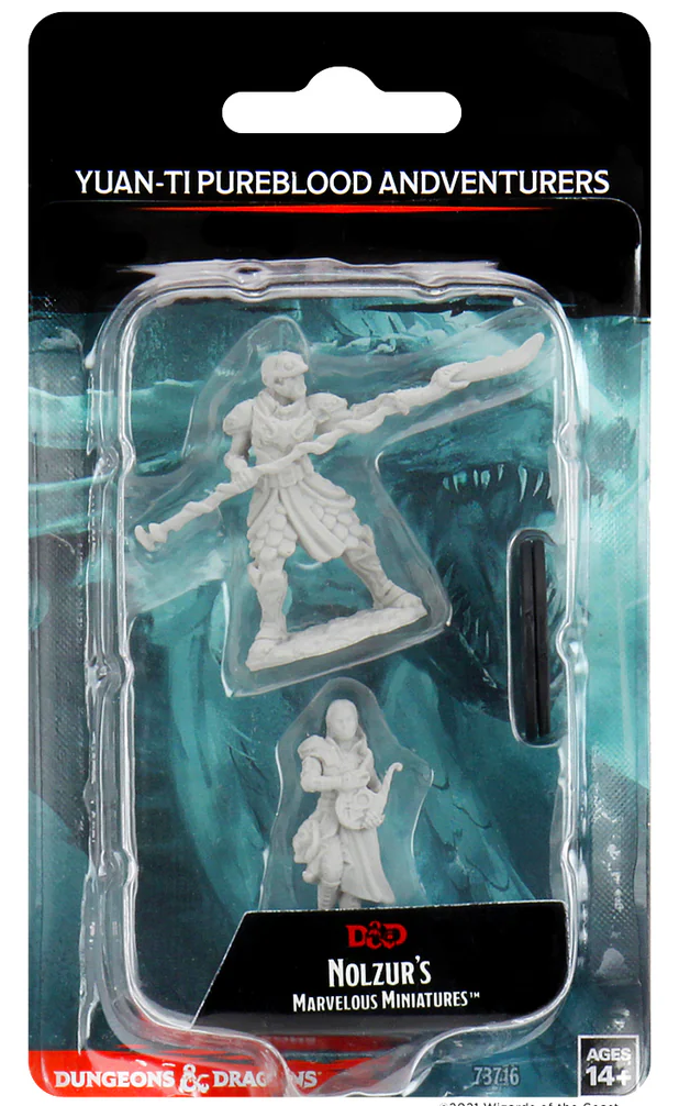 Dungeons & Dragons: Nolzurs Marvelous Miniatures: Yuan-Ti Pureblood  Andventurers 73716